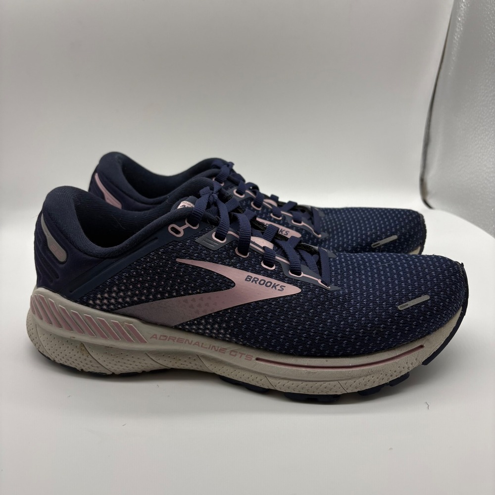 Brooks Adrenaline GTS‎ 22 Womens Running Shoes Navy Pink 1203531B486 Size 9